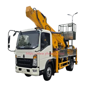 SINOTRUK HOWO 14m Telescopic Boom Aerial Work Vehicle
