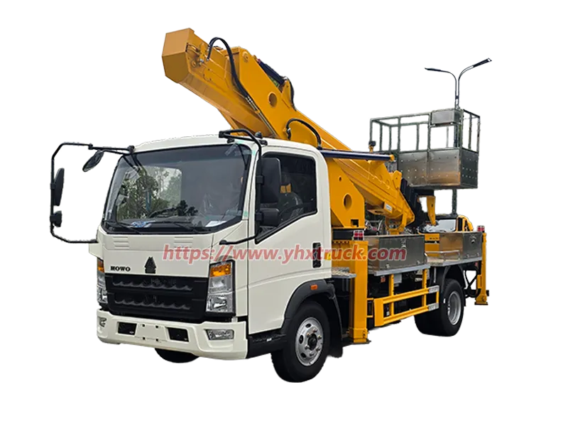 SINOTRUK HOWO 14m Telescopic Boom Aerial Work Vehicle