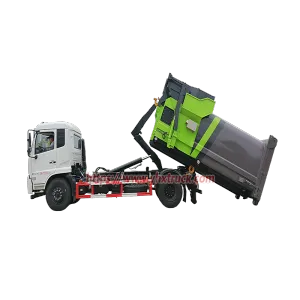 Dongfeng Kinland 4&times;2 Hook Arm Garbage Truck