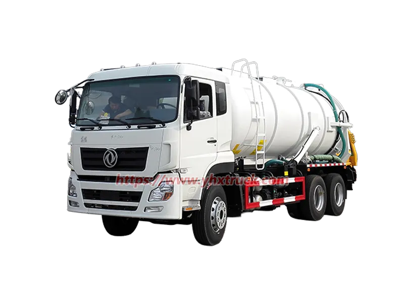 Dongfeng Kinland KL 6&times;4 Sewage Suction Vacuum Truck