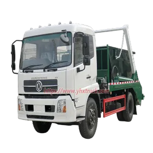 Dongfeng Kinland 12CBM Swing Arm Skip Loader Garbage Truck
