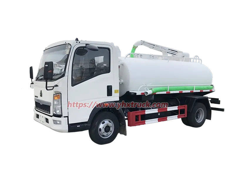 Light Duty 4&times;2 5CBM Fecal Suction Vacuum Truck