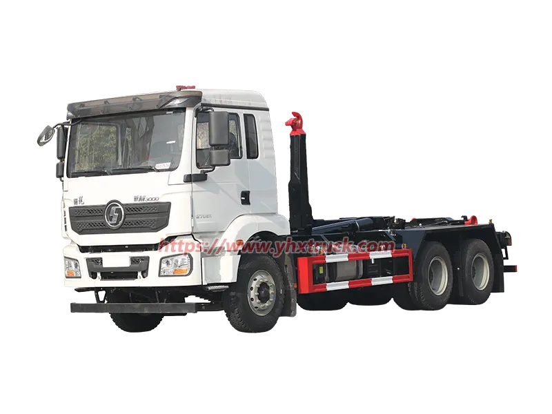 SHACMAN M3000 6&times;4 Hook Arm Garbage Truck