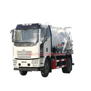 FAW 4&times;2 10CBM Sewage Suction Vacuum Truck