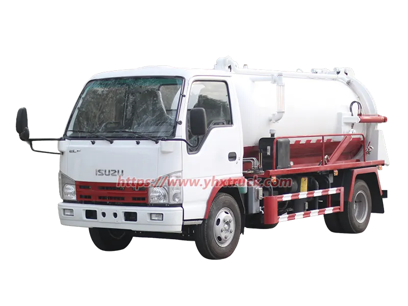 ISUZU 100P 4&times;2 5CBM Sewage Suction Vacuum Truck