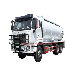 SINOTRUK HOWO 6&times;4 LHD Sewage Suction Vacuum Truck 