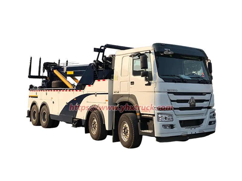20TON SINOTRUK HOWO Heavy-Duty Road Wrecker Truck, 20000kg Towing Capacity Hydraulic Road Rescue Tow Truck​