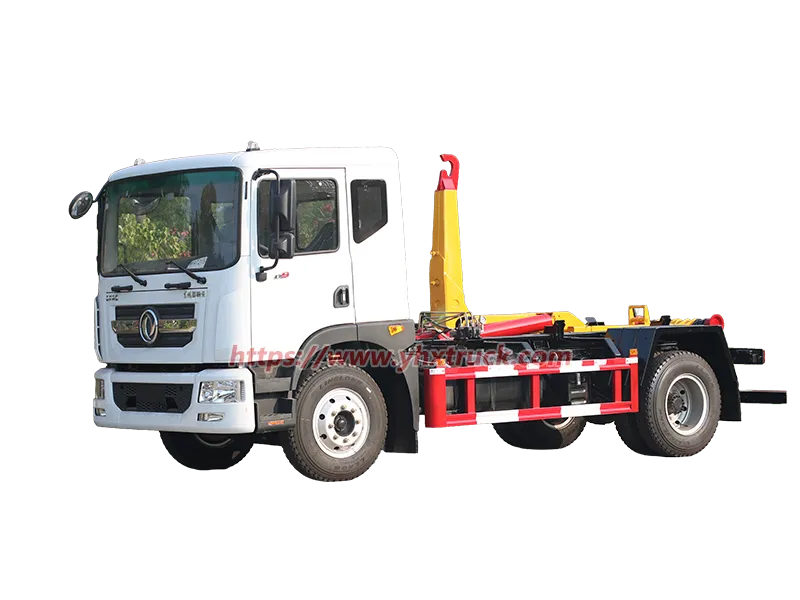 Dongfeng D9 Hook Lift Skip Loader Garbage Truck