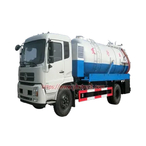 Dongfeng Kinland 4&times;2 Sewage Suction Vacuum Truck