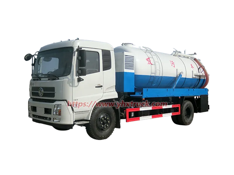 Dongfeng Kinland 4&times;2 Sewage Suction Vacuum Truck