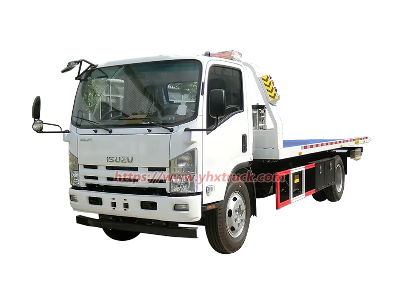ISUZU 700P 5 Ton Flatbed Road Wrecker Truck