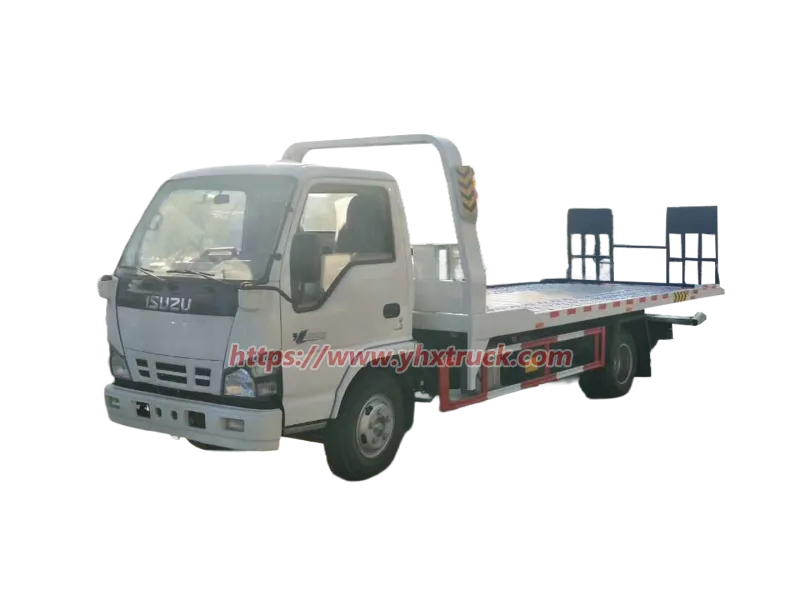 ISUZU 600P 4 Ton Flatbed Road Flatbed Road Wrecker