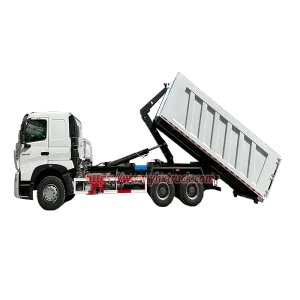 Sinotruk HOWO 6&times;4 Hook Loader Garbage Truck