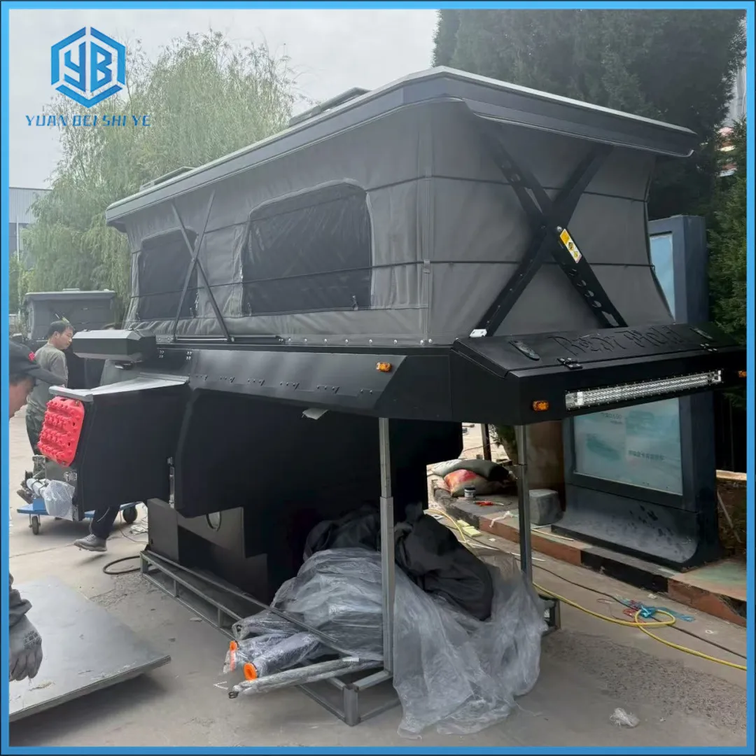 truck camper with pop up roof