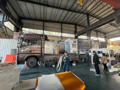 Product inspection packaging area