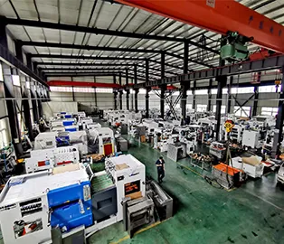 Raw material product stacking area
