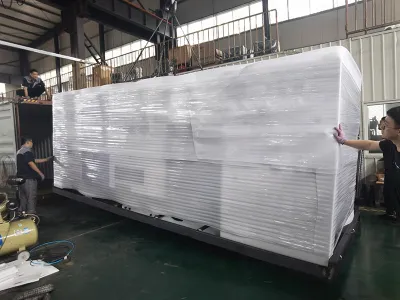 Product inspection packaging area