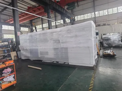 Product inspection packaging area