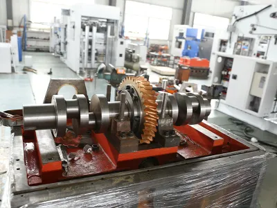 Raw material product stacking area