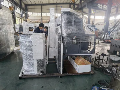 Product inspection packaging area