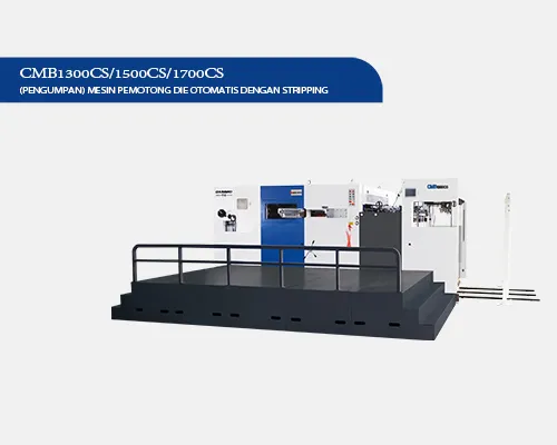 CMB1300CS/1500CS/1700CS & (pengumpan) Mesin pemotong die otomatis dengan stripping