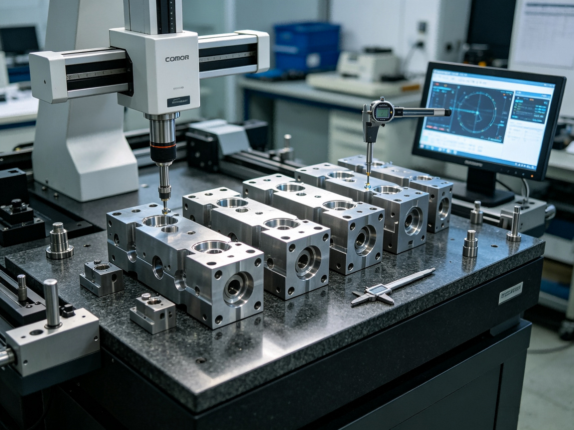 CNC Production Inspection and Batch Consistency
