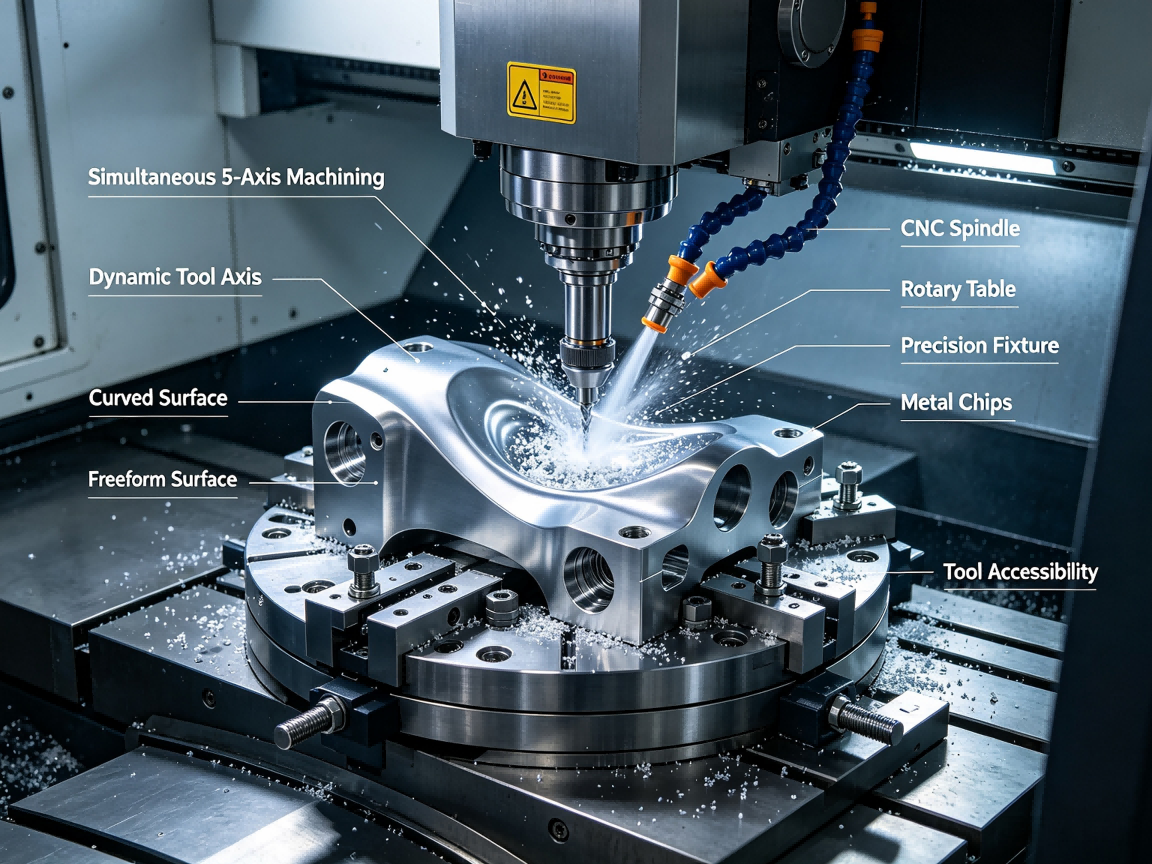 imultaneous 5-Axis CNC Machining of Complex Surfaces