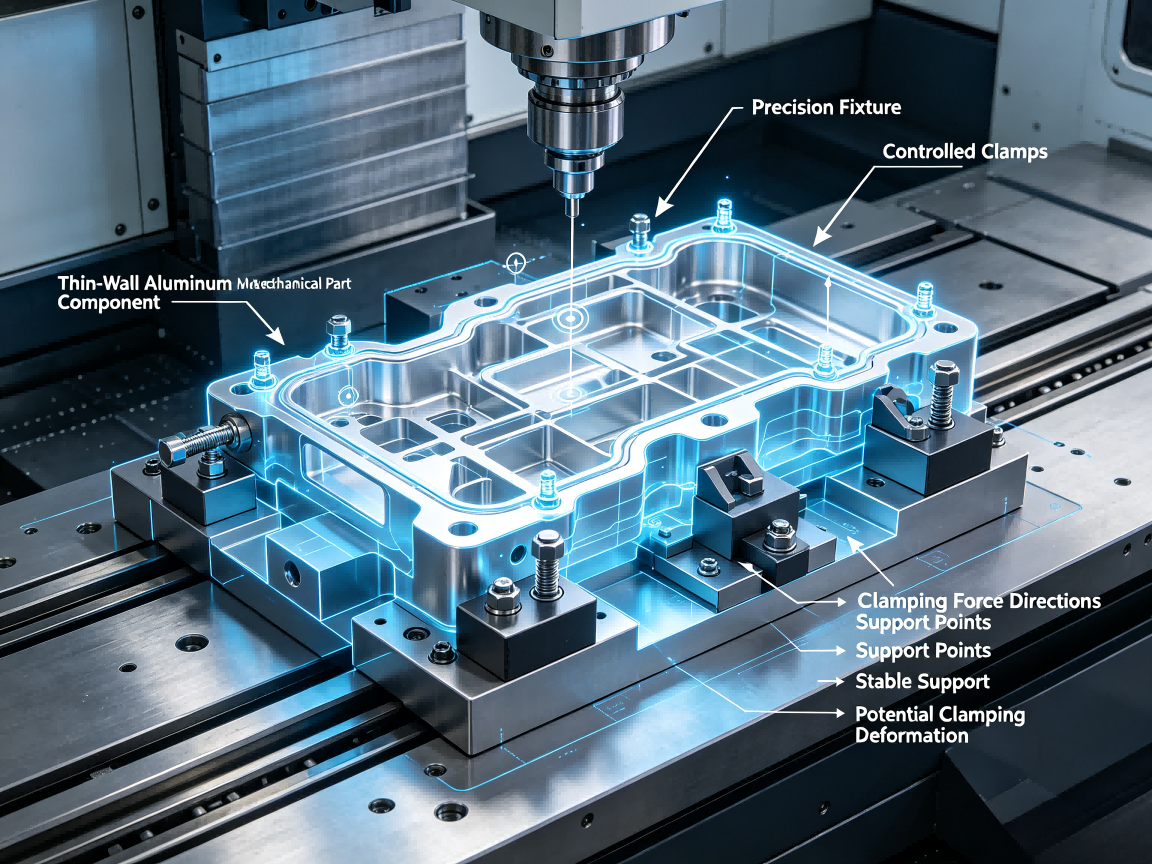 CNC Workholding and Clamping Force on Thin-Wall Parts