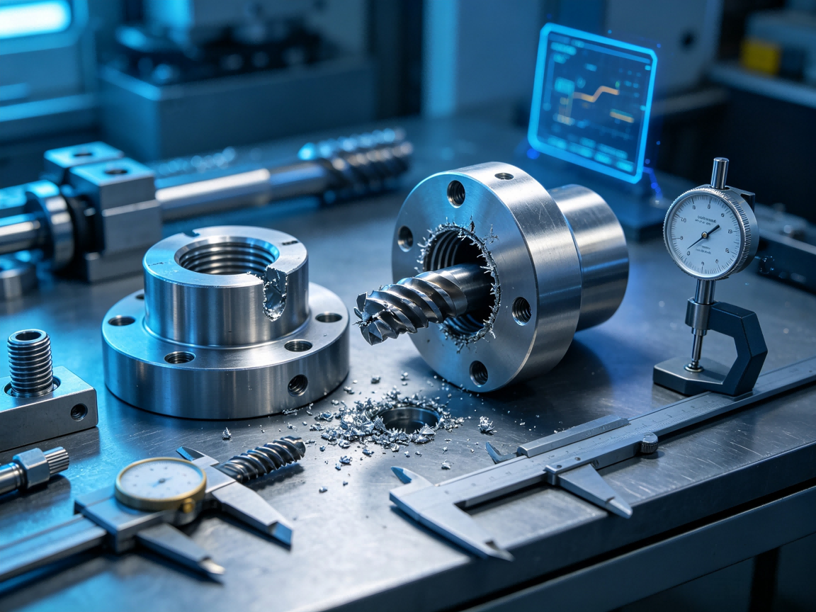 Thread Tool Breakage and Machining Failure