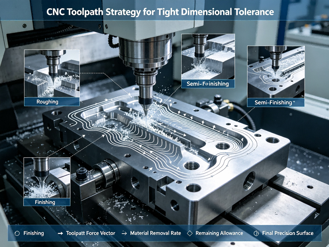CNC Toolpath Strategy for Tight Dimensional Tolerance