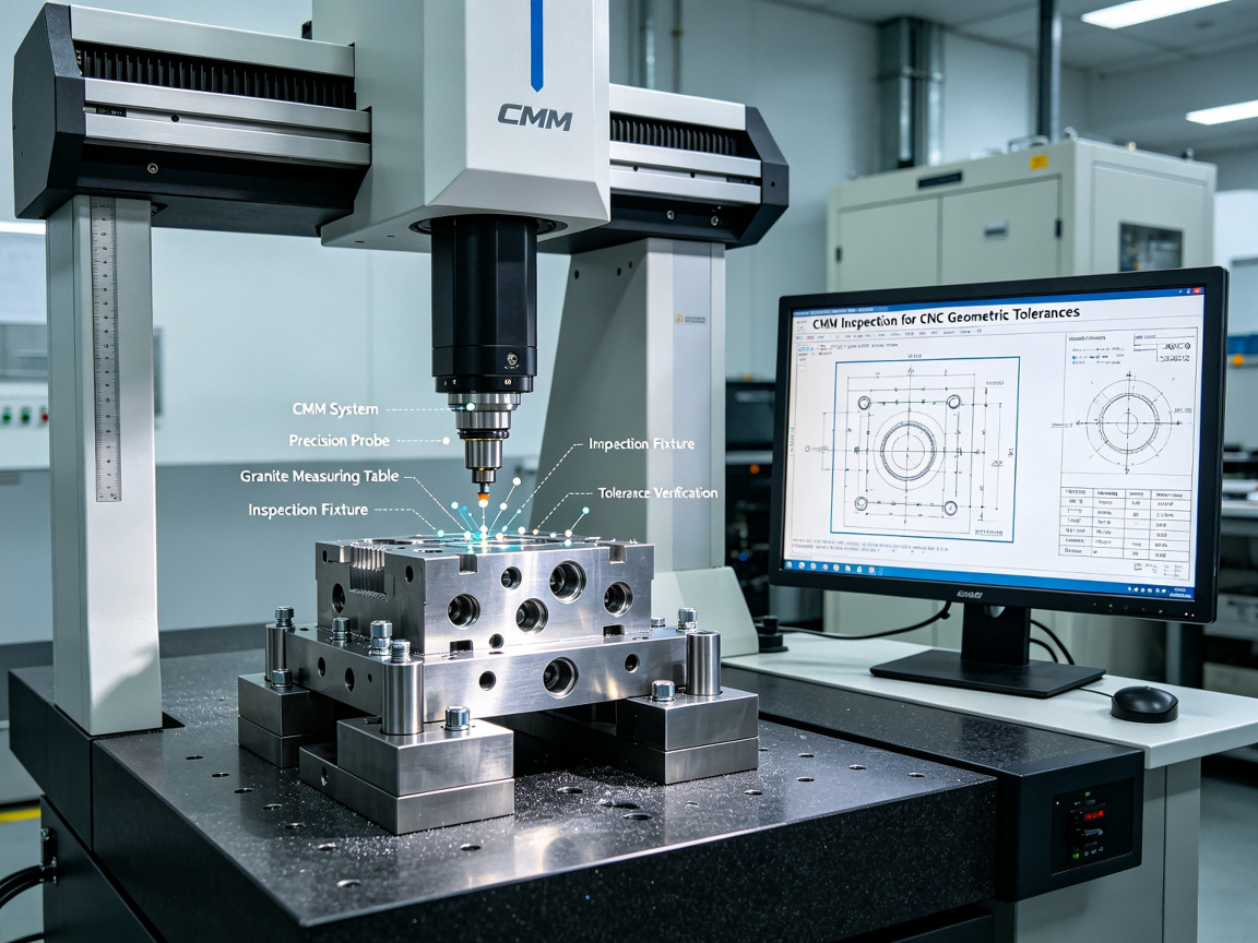 CMM Inspection for CNC Geometric Tolerances