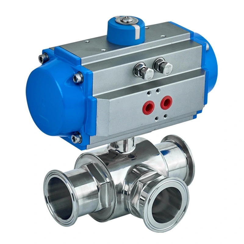 Sanitary Pneumatic Three-Way Quick Clamp Ball Valve.jpg