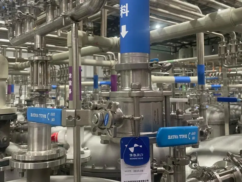 Application of valves in the chemical industry