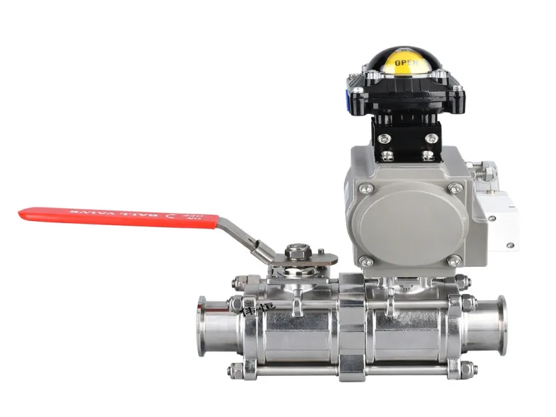 Double Control Pneumatic Ball Valve — Precision Automation for Industrial, Pharmaceutical, and Food & Beverage Applications