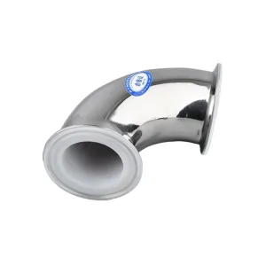 WH Sanitary Fluorine Lined Quick Clamp Elbow