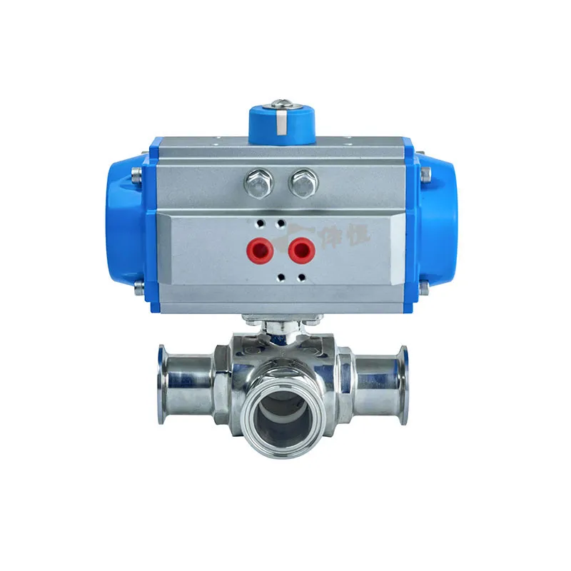 Sanitary Pneumatic Three-Way Quick Clamp Ball Valve2.jpg