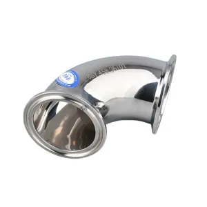 WH Sanitary 90 Degree Quick Clamp Elbow
