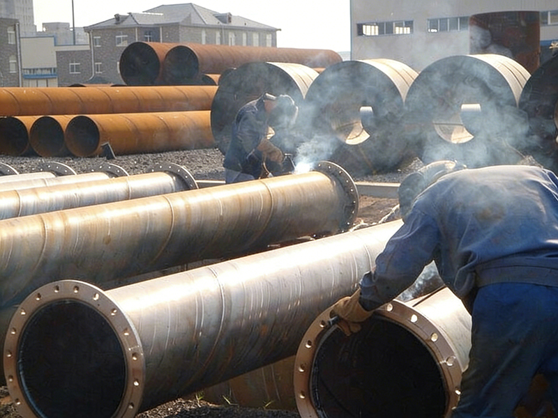 Dredging Steel Pipes 