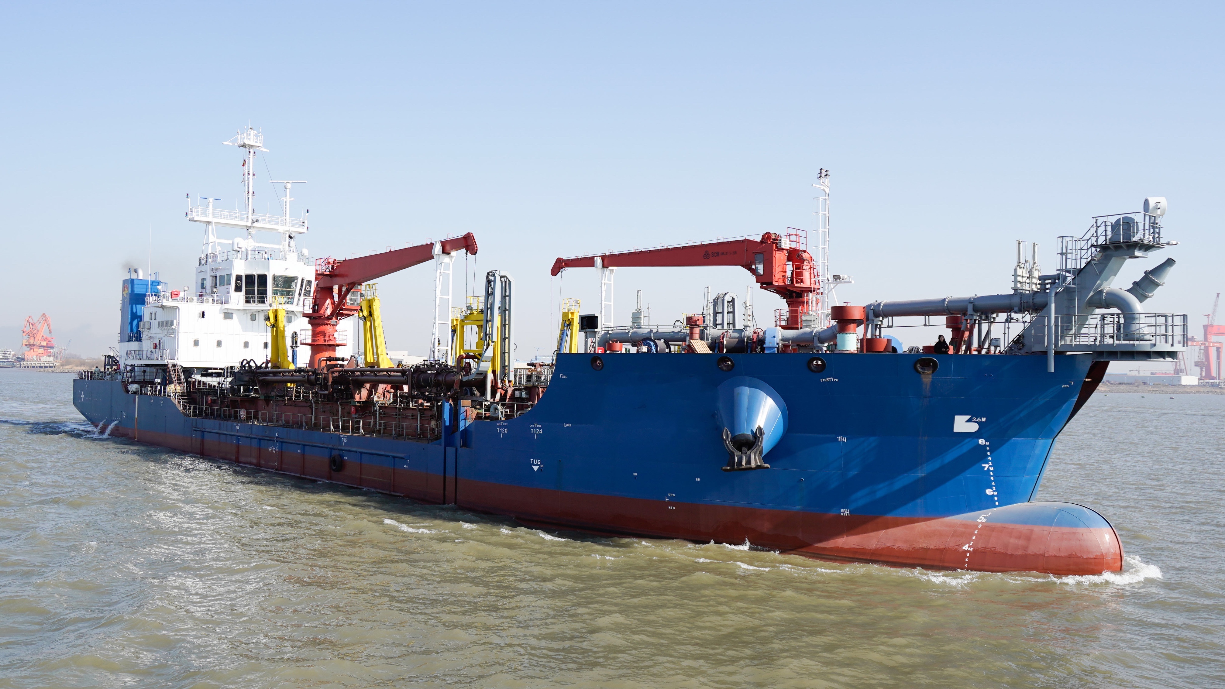 4200m3 Split-hopper Trailing Suction Hopper Dredger