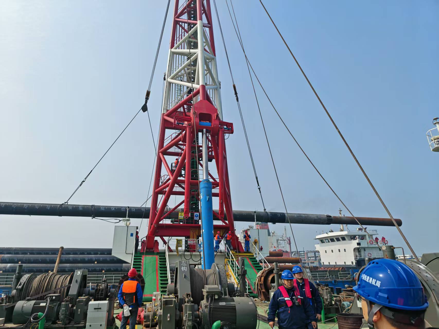 Pile Driving Barge  | 60-meter Class Pile Frame 