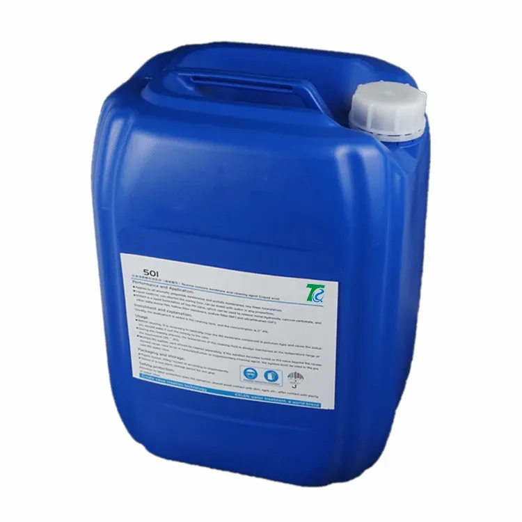 Clear Acidic Reverse Osmosis (RO Membrane) Cleaning Agent - Liquid Ultrafiltration Membrane Water System Cleaning Agent Manu.