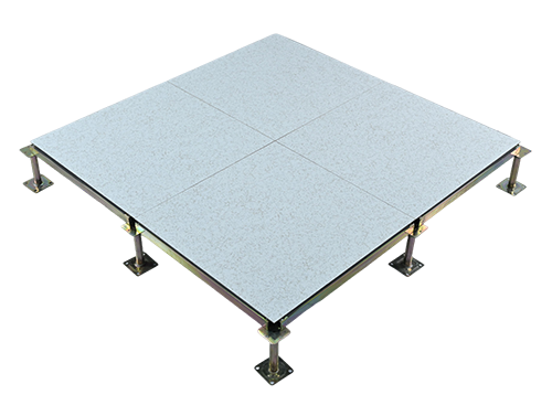 All-steel borderless anti-static floor