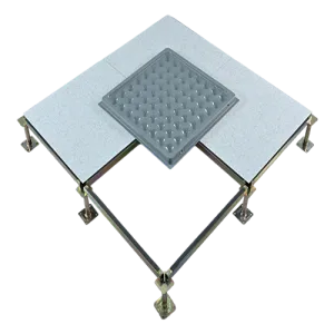 All-steel borderless design anti-static floor