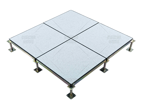 Impact-resistant all-steel anti-static floor