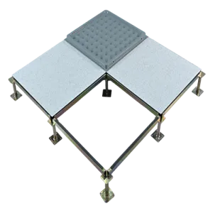 Compression-resistant all-steel borderless anti-static floor