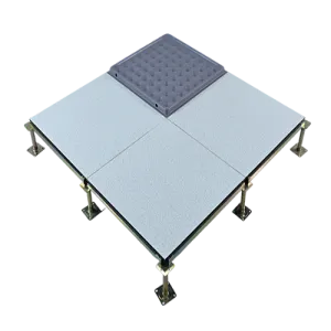 Chemical-resistant ceramic anti-static floor