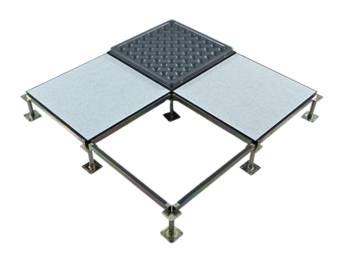 High-strength all-steel anti-static floor