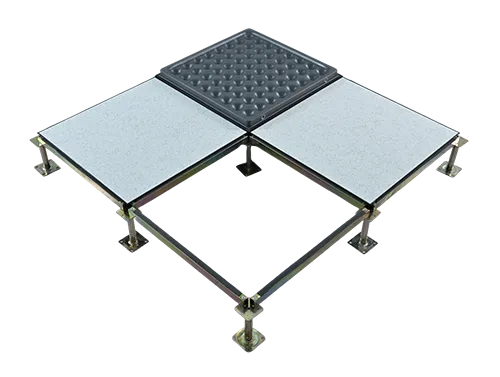High-strength all-steel anti-static floor