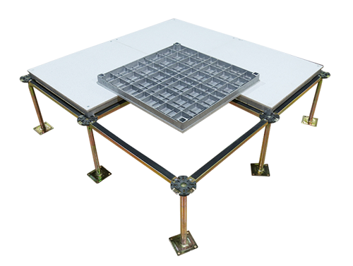 Environmentally friendly aluminum alloy anti-static floor