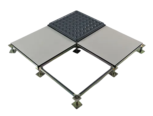 Wear-resistant ceramic anti-static floor